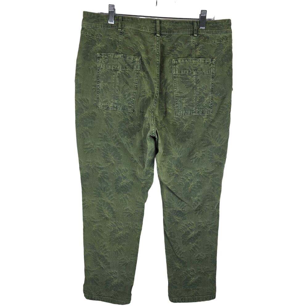 By Anthropologie The Wander Leaf Design Women's Pants 32 - Picture 3 of 5